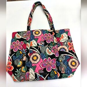 Vera Bradley Large Vera Tote Kauai Floral NWOT